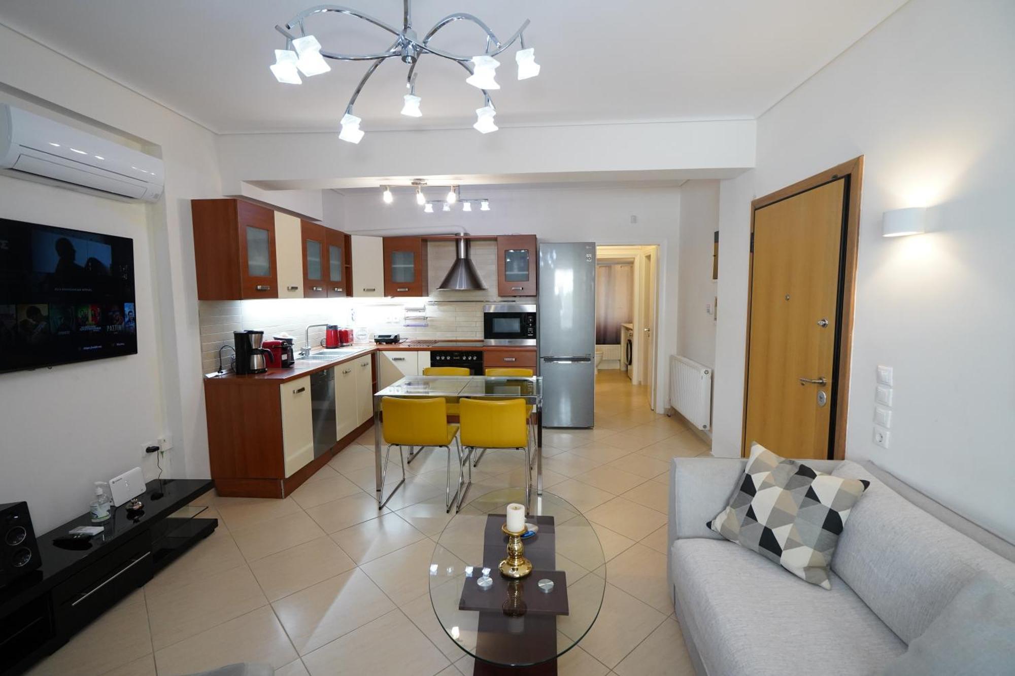 Garden Apartment Next To The Mall -Private Parking Athens Luaran gambar